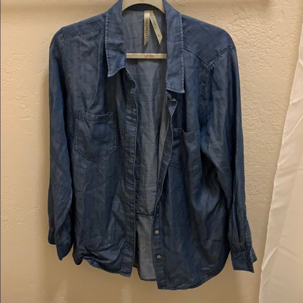 Liverpool Chambray button up